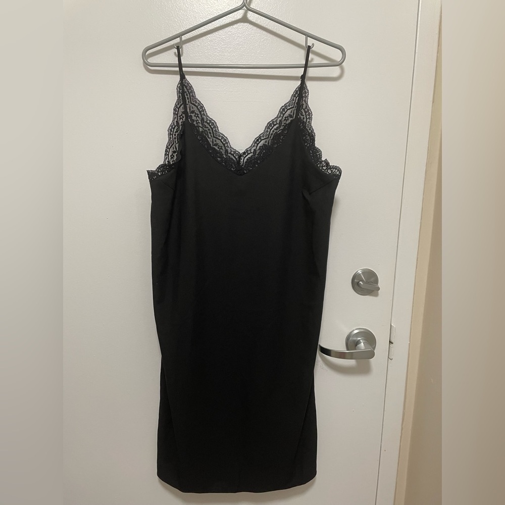 Vero Moda black slip type nightie dress​